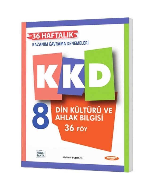 Kurmay Yayınları 8. Sınıf KKD Din Kültürü ve Ahlak Bilgisi 36 Föy LGS Denemeleri