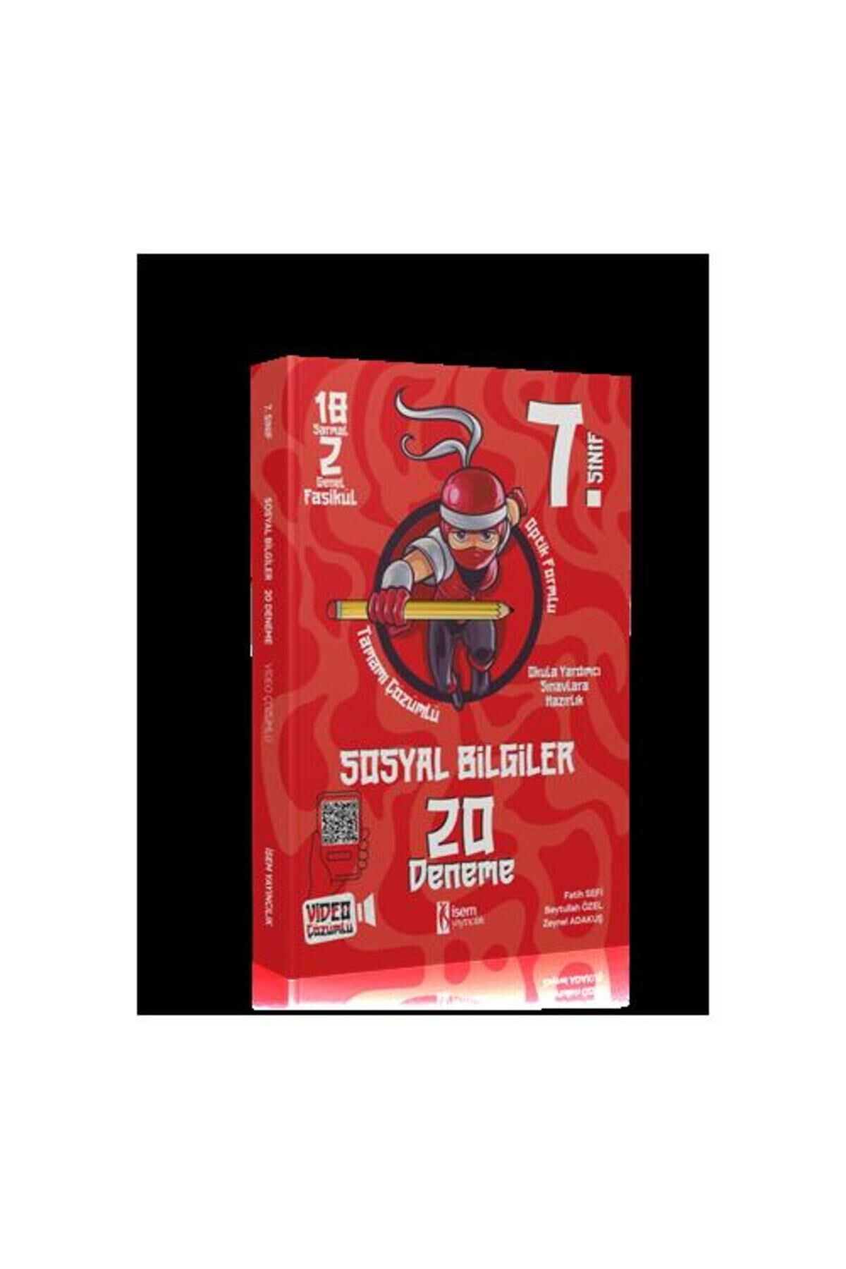 2024 İSEM 7. SINIF SOSYAL BİLGİLER 20 BRANŞ DENEME / FARKLI İSEM