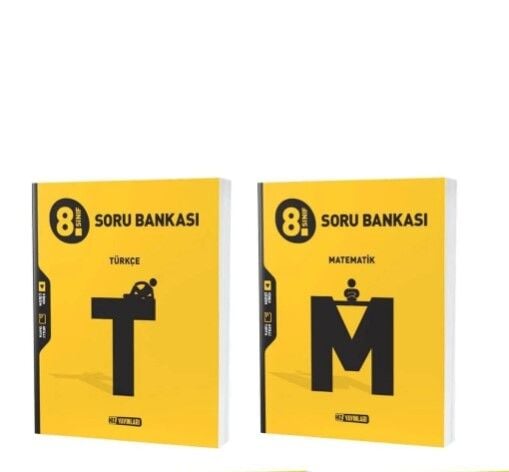 Hız Yayınları 8. Sınıf Soru Bankası Seti Türkçe Matematik 2 Kitap LGS