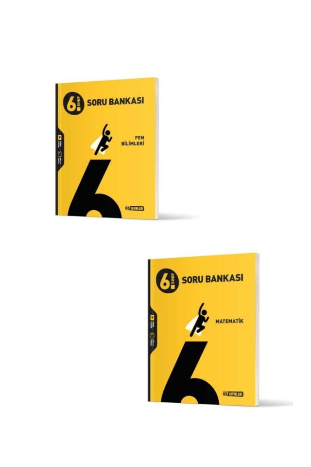 Hız Yayınları 6. Sınıf Soru Bankası Seti Fen Matematik 2 Kitap