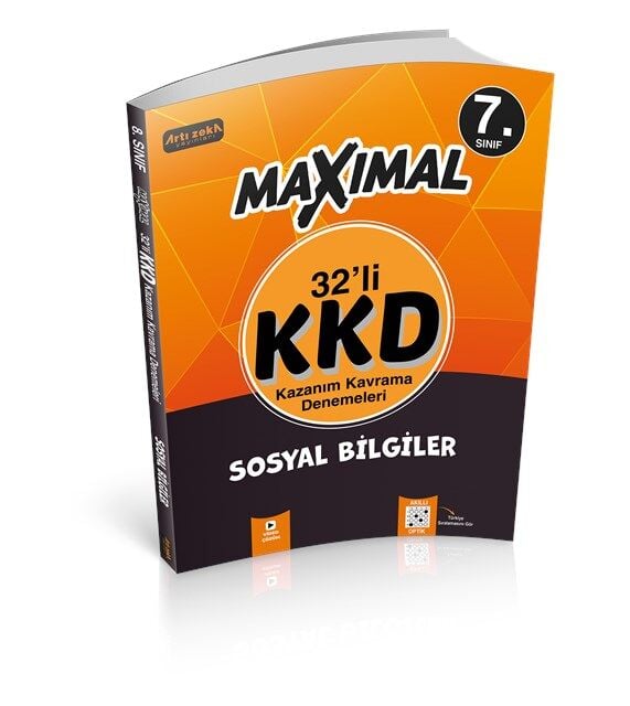 Artı Zeka Yayınları 7. Sınıf Maximal 32'li KKD Sosyal Bilgiler Kazanım Kavrama Denemeleri