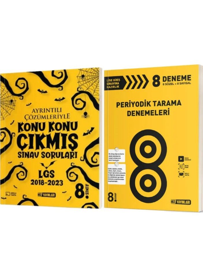 Hız Yayınları 8. Sınıf LGS Deneme ve Çıkmış Sorular Seti