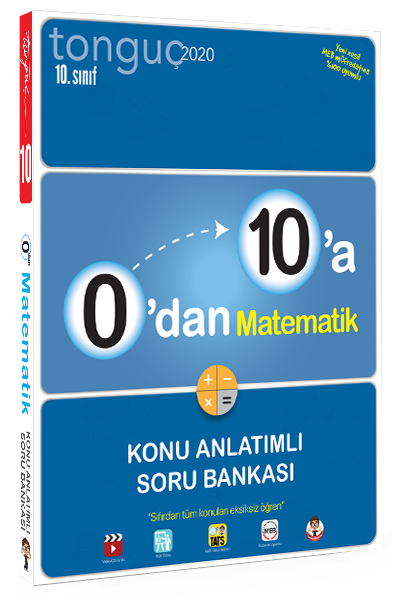 Tonguç Akademi Yayınları 10.Sınıf 0'dan 10'a Matematik Konu Anlatımlı Soru Bankası