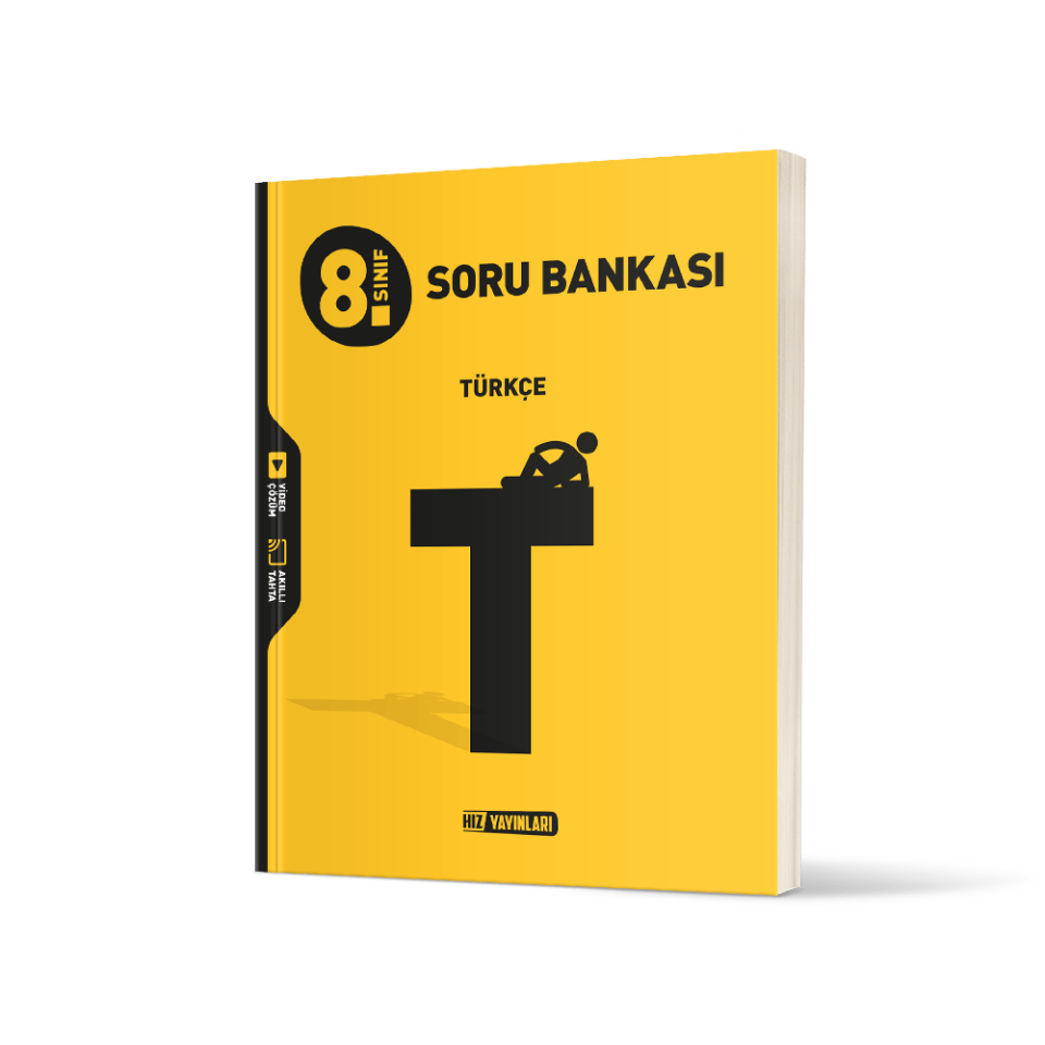 Hız Yayınları 8. Sınıf Türkçe Soru Bankası LGS