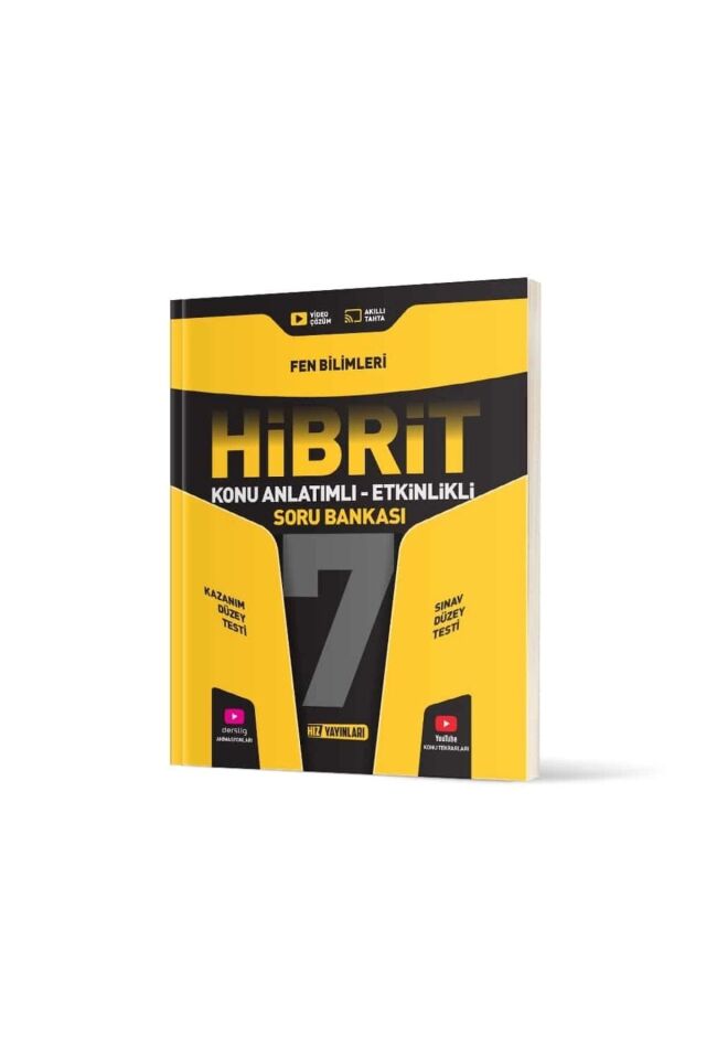 Hız Yayınları 7. Sınıf Hibrit Fen Bilimleri Soru Bankası