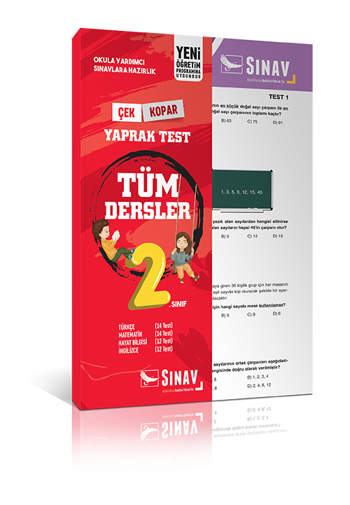 Sınav Yayınları 2. Sınıf Tüm Dersler Yaprak Test