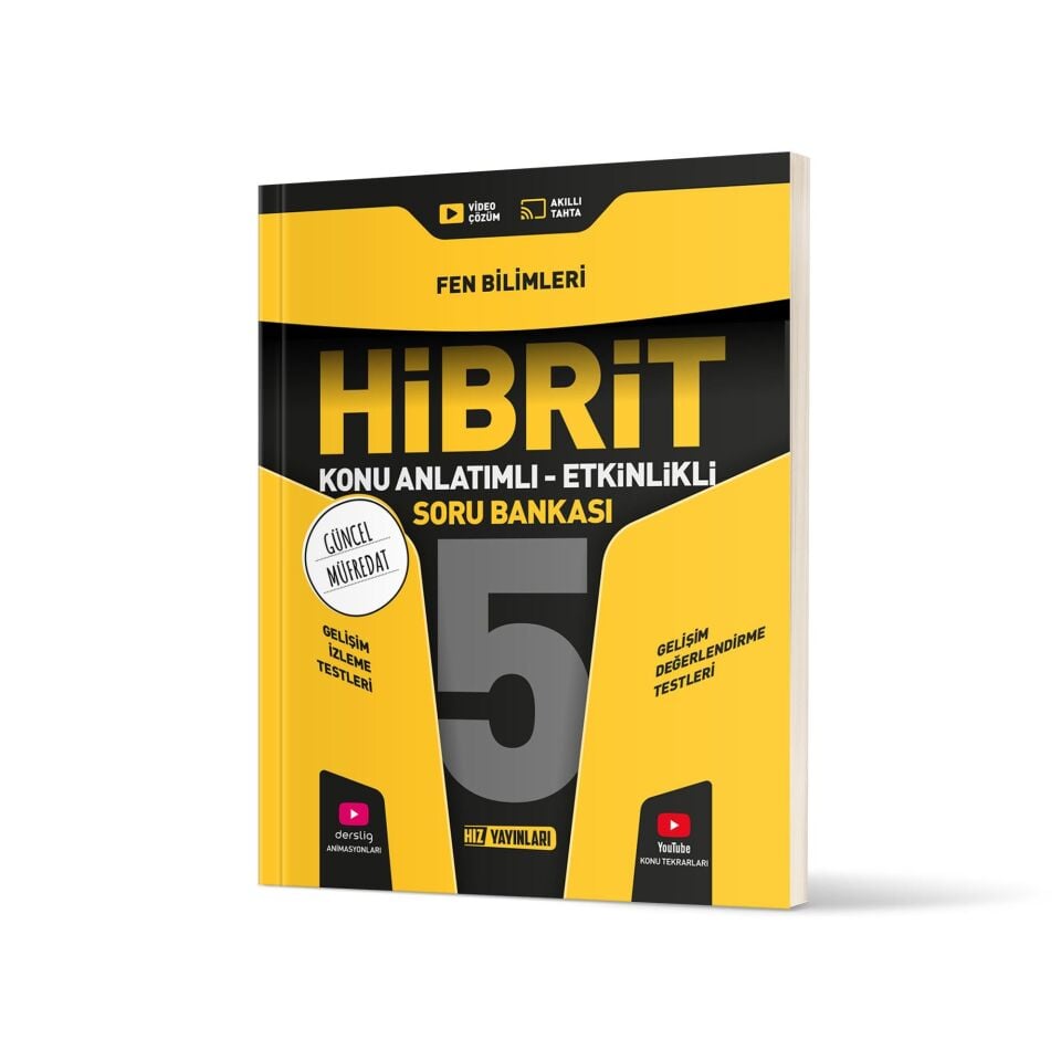 Hız Yayınları 5. Sınıf Hibrit Fen Bilimleri Soru Bankası