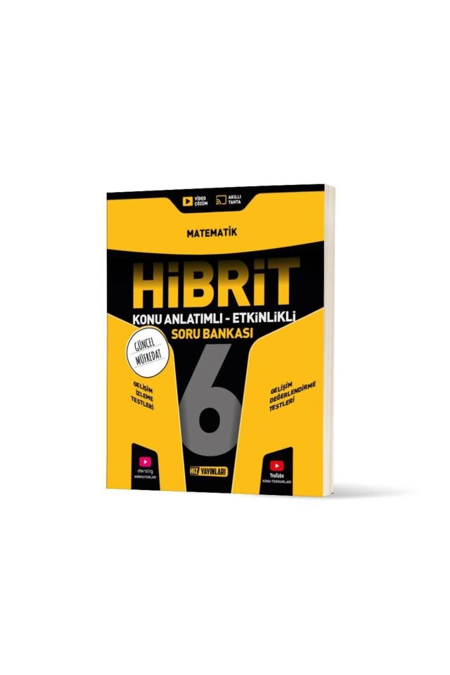 Hız Yayınları 6. Sınıf Hibrit Matematik Soru Bankası