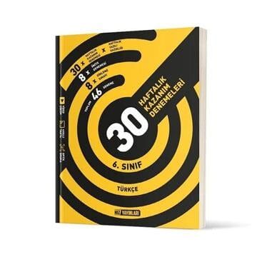 Hız Yayınları 6. Sınıf Türkçe 30 Haftalık Deneme