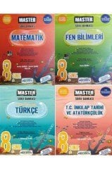 8.sınıf Lgs Master 4 Ana Branş Set- 2021 Lgs Kitapları