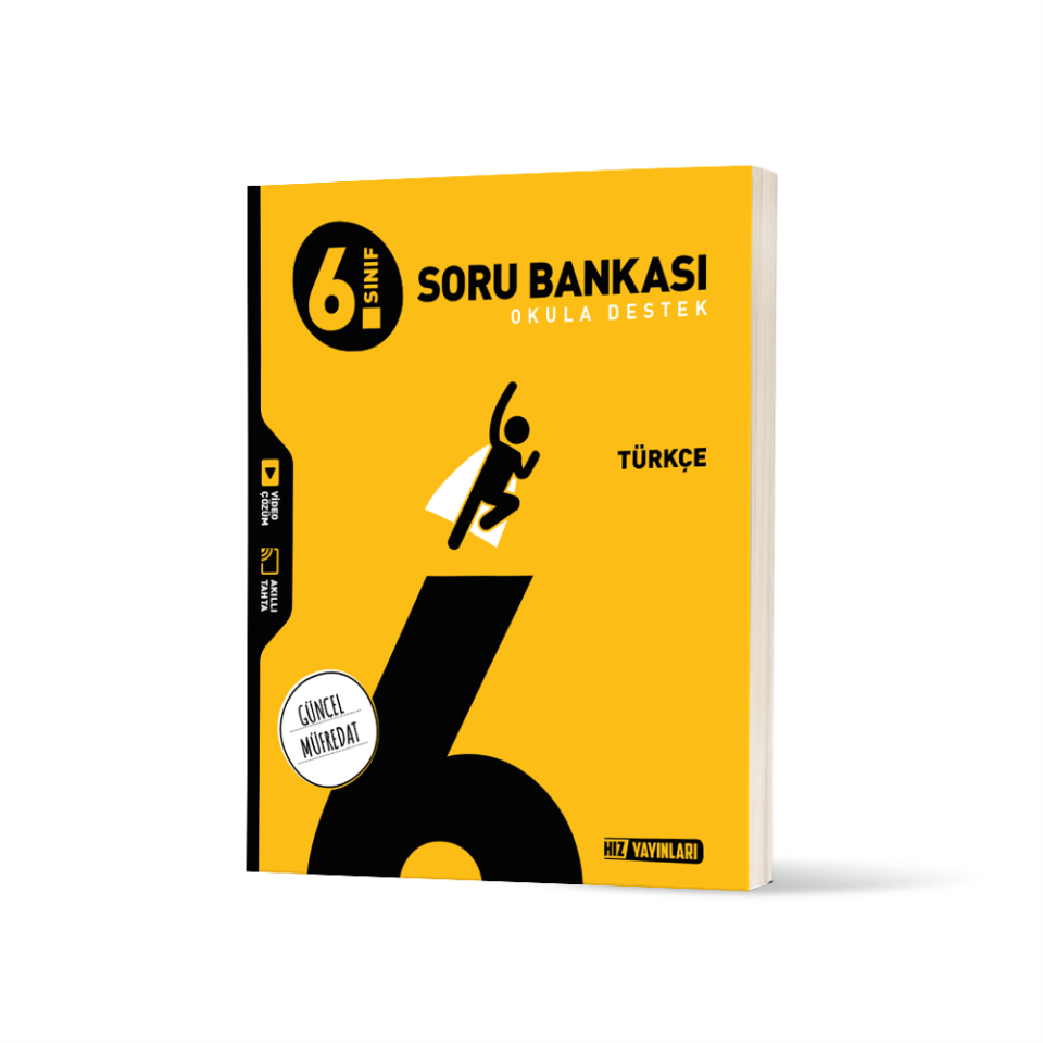 Hız Yayınları 6. Sınıf Türkçe Soru Bankası