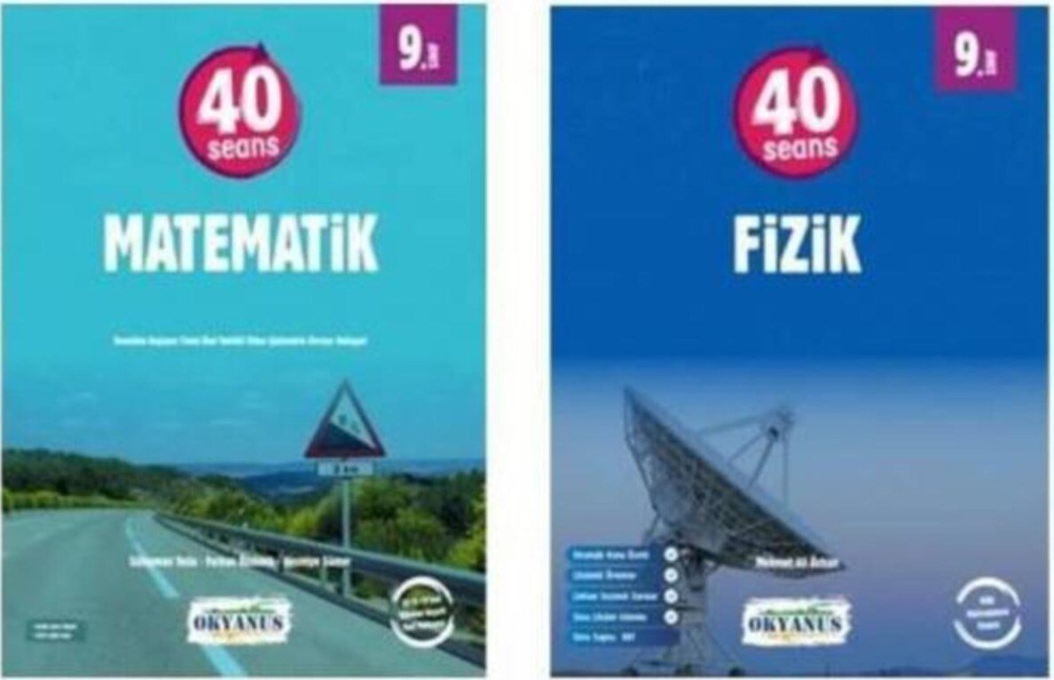Okyanus Yayınları 9. Sınıf 40 Seans Matematik-Fizik 2 Kitap