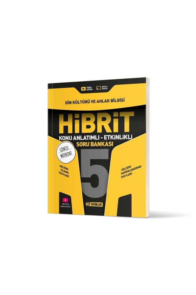 Hız Yayınları 5. Sınıf Hibrit Din Kültürü Soru Bankası