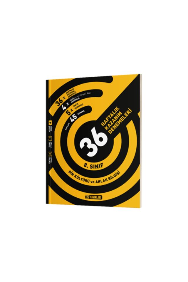 8.Sınıf Din Kültürü 36 Haftalık Kazanım Denemeleri