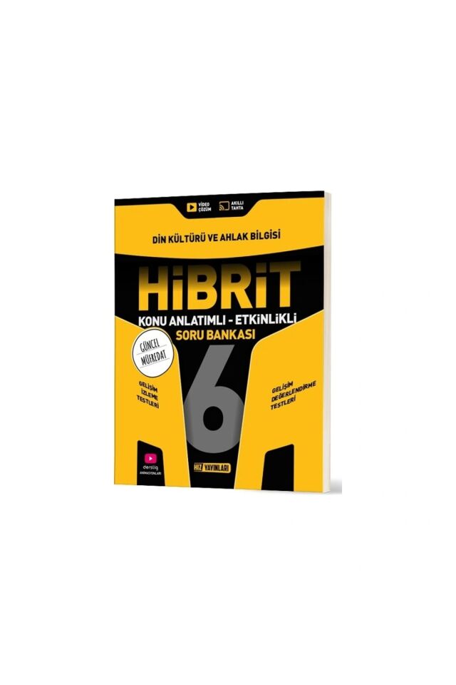 Hız Yayınları 6. Sınıf Hibrit Din Kültürü Soru Bankası