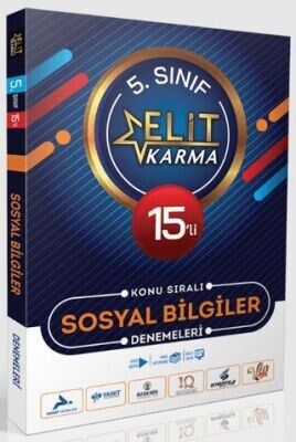 Elit Karma 5. Sınıf 15'li Konu Sıralı Sosyal Bilgiler Denemeleri
