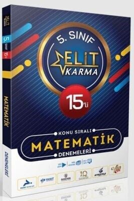 Elit Karma 5. Sınıf 15'li Konu Sıralı Matematik Denemeleri