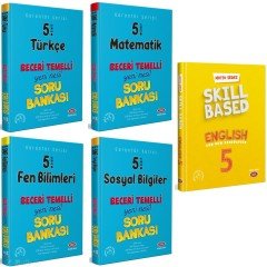 Data Yayınları 5. Sınıf 5'li Beceri Temelli Soru Bankası(T-M-F-S-İ)