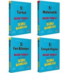 Data Yayınları 5. Sınıf 4'lü Beceri Temelli Soru Bankası(T-M-F-S)