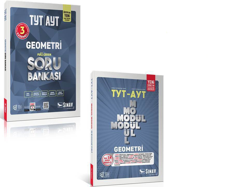 Sınav Yayınları TYT AYT Geometri Konu Anlatımı Soru Bankası Fırsat Seti