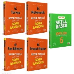 Data Yayınları 6. Sınıf 5'li Beceri Temelli Soru Bankası(T-M-F-S-İ)
