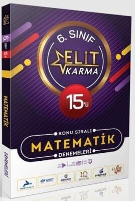 Elit Karma 6. Sınıf 15'li Konu Sıralı Matematik Denemeleri