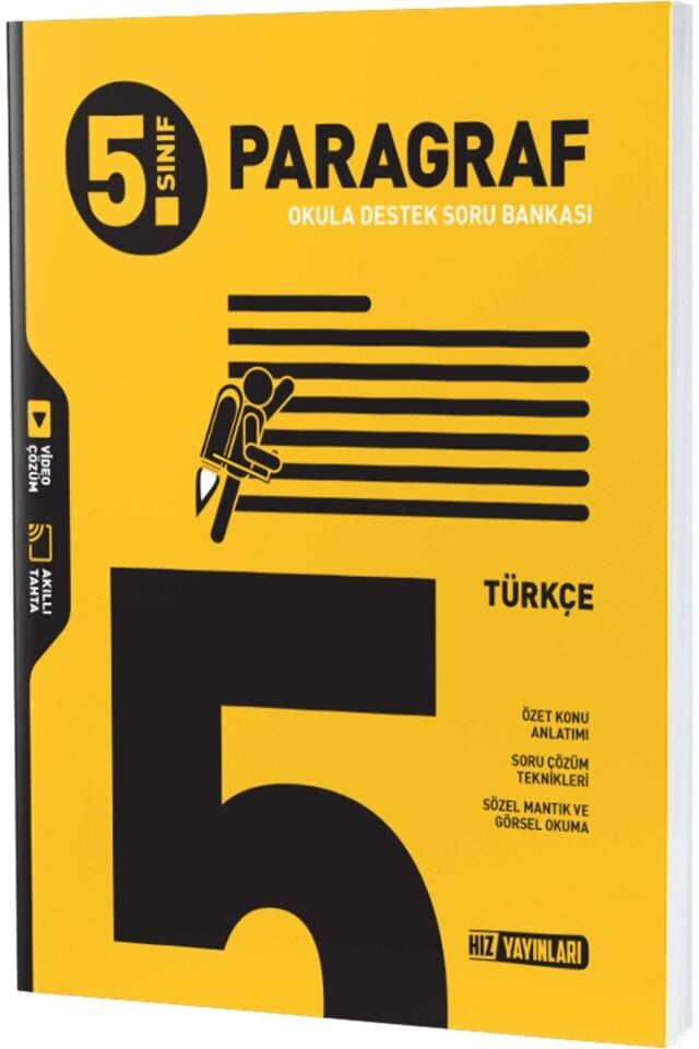 Hız Yayınları 5. Sınıf Türkçe Paragraf Soru Bankası