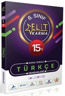 Elit Karma 6. Sınıf 15'li Konu Sıralı Türkçe Denemeleri