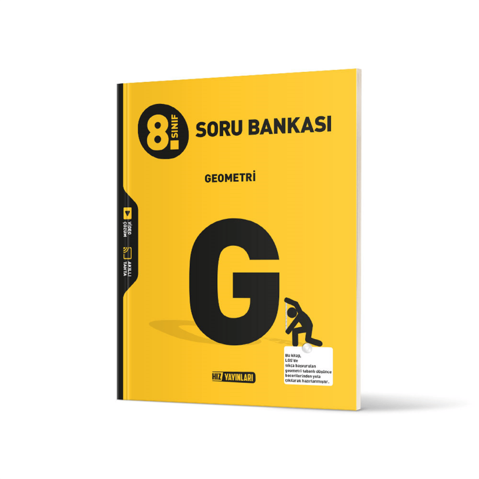 Hız Yayınları 8. Sınıf Geometri Soru Bankası LGS