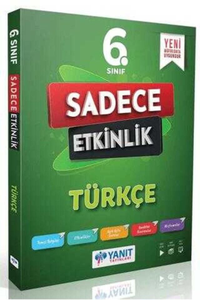 Yanıt Yayınları 6. Sınıf Sadece Etkinlik Türkçe