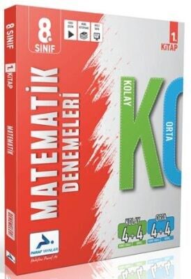 Paraf Yayınları 8. Sınıf KO Matematik Denemeleri 1. Kitap