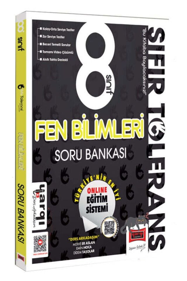 Yargı Yayınları 8. Sınıf Fen Bilimleri Sıfır Tolerans Soru Bankası