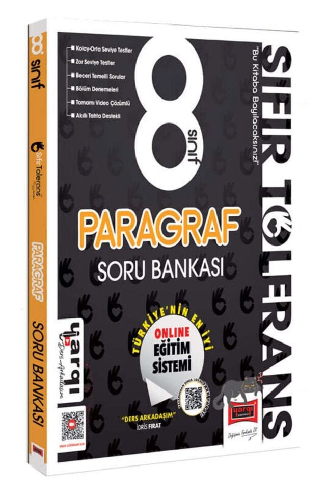 Yargı 8. Sınıf Paragraf Sıfır Tolerans Soru Bankası