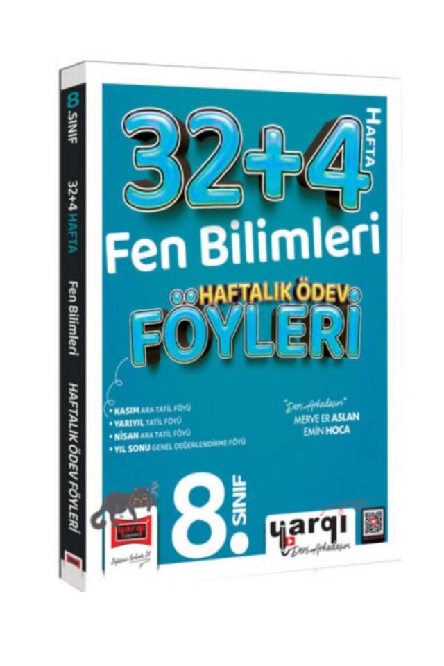 Yargı Yayınları 8. Sınıf Fen Bilimleri Haftalık Ödev Föyleri