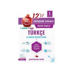 Nartest Yayınları 7.Sınıf Beceri Temelli Türkçe Deneme Sınavı