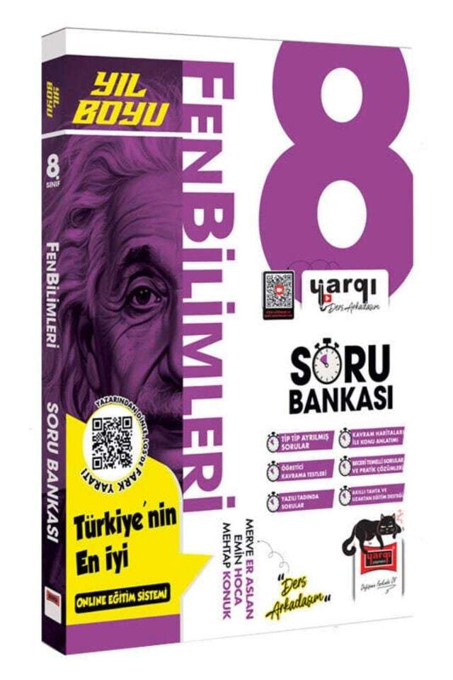Yargı Yayınları 8. Sınıf Yıl Boyu Fen Bilimleri Soru Bankası