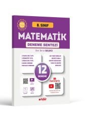 Artıbir Yayınları 8.Sınıf 12’li LGS Matematik Branş Denemesi (6 Adet ve Üzeri Alımlarda Ücretsiz Kargo)