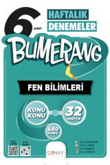 6.sınıf 32 Haftalık Bumerang Fen Bilimleri Soru Bankası