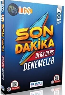 Yanıt Yayınları 8. Sınıf LGS Son Dakika Ders Ders Denemeler