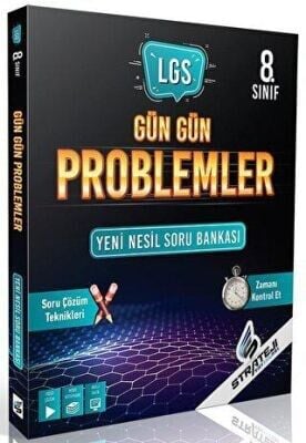 Strateji Yayınları 8. Sınıf LGS Gün Gün Problemler Yeni Nesil Soru Bankası