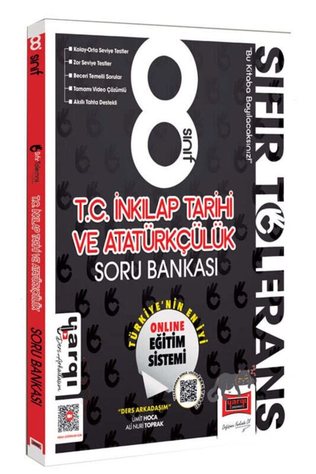 Yargı Yayınları 8. Sınıf Sıfır Tolerans İnkılap Soru Bankası