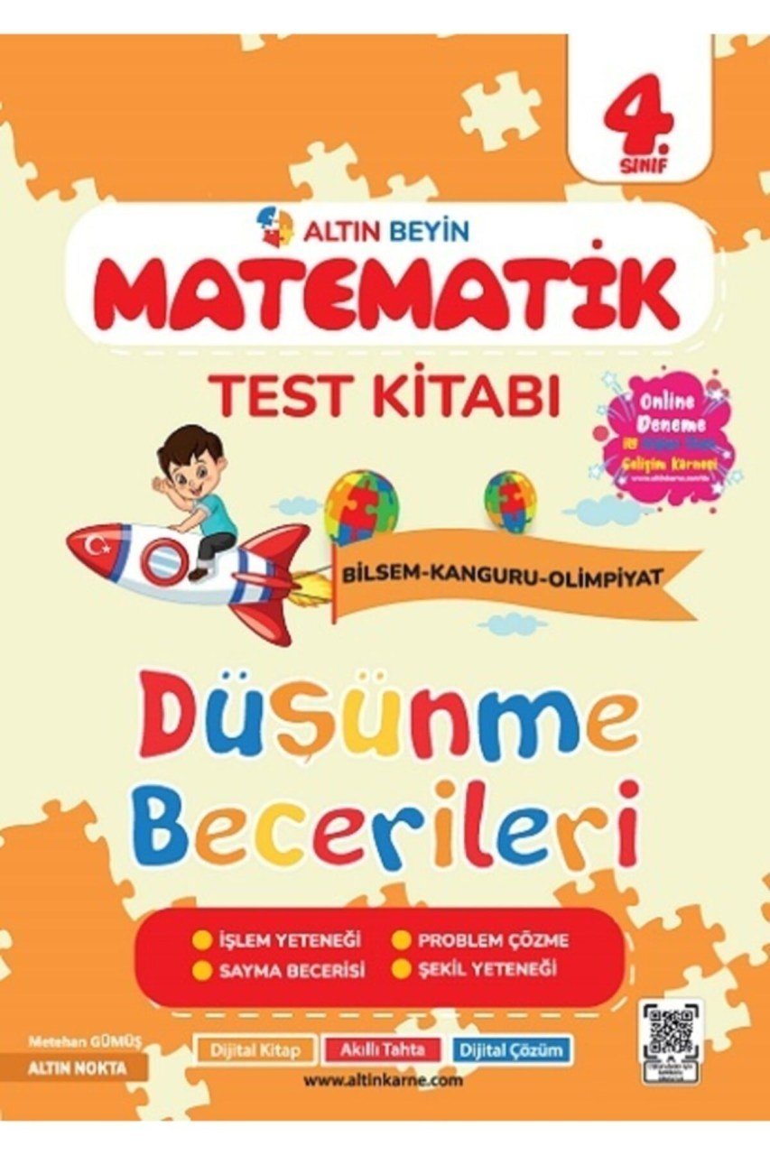 4. Sınıf Altın Beyin Matematik Test Kitabı
