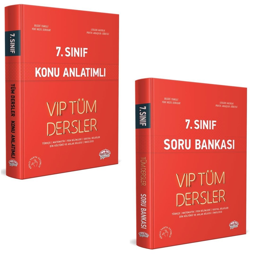 Editör Yayınları 7. Sınıf 2'li Konu-Soru Fırsat Seti