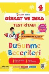 4. Sınıf Altın Beyin Dikkat Ve Zeka Kitabı + 4. Sınıf Altın Beyin Matematik Test Kitabı