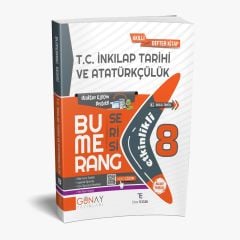8.Sınıf Bumerang T.C. İnkılap Tarihi ve Atatürkçülük Etkinlikli Akıllı Kitap 2022-2023