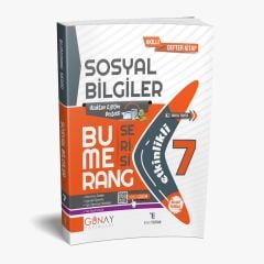Günay Yayınları 7. Sınıf Bumerang Sosyal Bilgiler Akıllı Defter