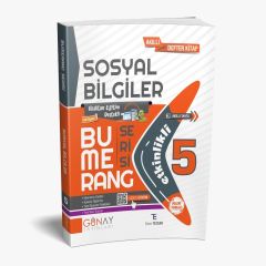 Günay Yayınları 5. Sınıf Bumerang Sosyal Bilgiler Akıllı Defter