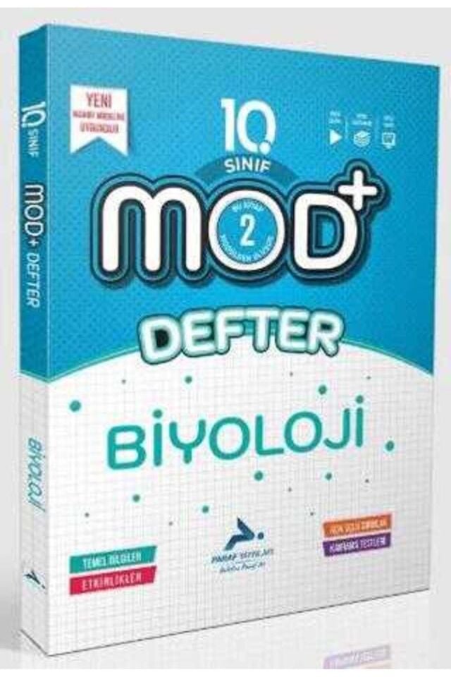 Paraf Yayınları 10. Sınıf Mod+ Biyoloji Defteri