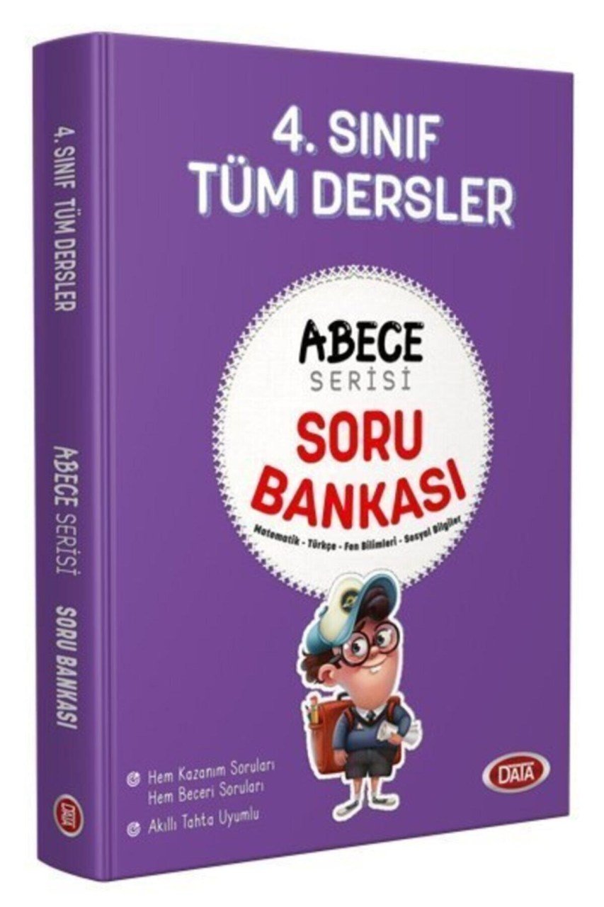 Data Yayınları 4. Sınıf Tüm Dersler Abece Soru Bankası 2021 - 2022