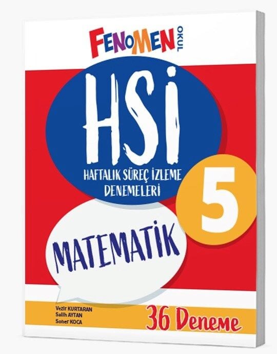 Kurmay Fenomen 5. Sınıf HSİ Matematik Haftalık Süreç İzleme Denemeleri